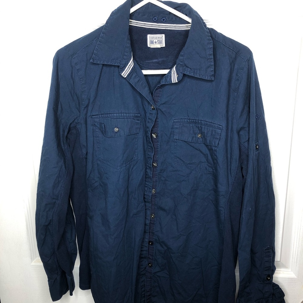 Button up shirt converse